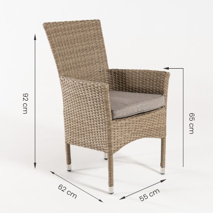 Sillon de jardin apilable Vasteras