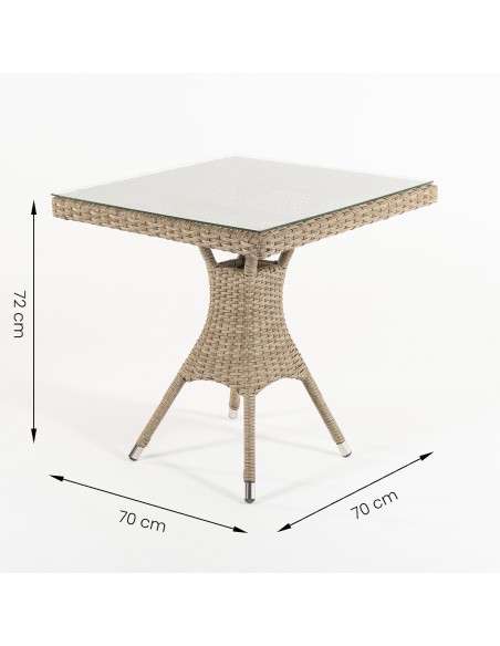 Tabela de jardim quadrado mais favorito 70