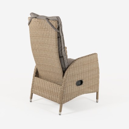 Fauteuil de terrasse inclinable Vasteras - Pack 2 unites