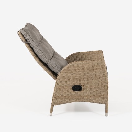 Fauteuil de terrasse inclinable Vasteras - Pack 2 unites