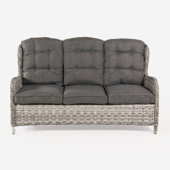 Canape de jardin 3 places en fibre Are 2