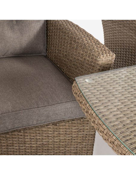 Conjunto sofas de exterior 5 plazas Monaco Vasteras