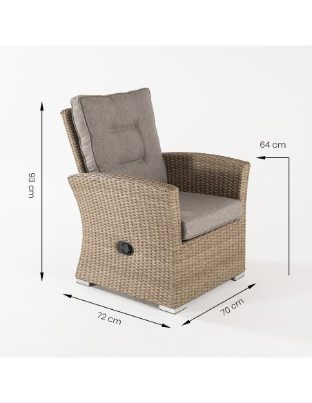 Sofas ao ar livre Set 5 lugares Monaco Vasteras Sofas ao ar livre Set 5 lugares Monaco Vasteras