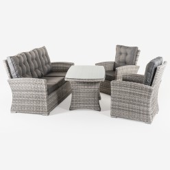 Ensemble canape de jardin 5 places Monaco Are 2