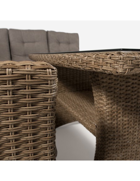 Conjunto esquinero Monaco Vasteras con mesita