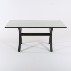Table basse d'exterieur Anthracite X-leg 2