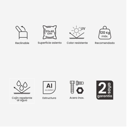 Fauteuil d'exterieur de style relax Laver