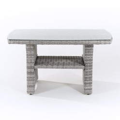 Table basse d'exterieur grise Are 140 2