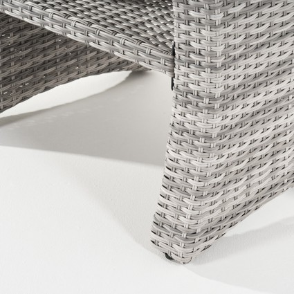 Mesa centro de exterior gris Are 140