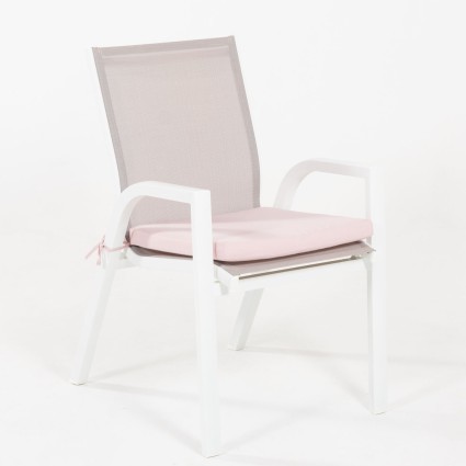 Almofada externa padrão rosa