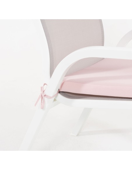 Almofada externa padrão rosa