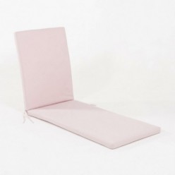 Almofada para espreguiçadeira de jardim rosa padrão