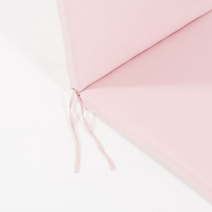 Cojin para tumbona de jardin estandar rosa - Pack 4 unidades