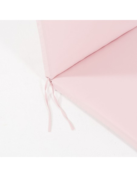Cojin para tumbona de jardin estandar rosa - Pack 4 unidades