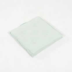 Almofada de assento ao ar livre 42 cm padrão verde pastel