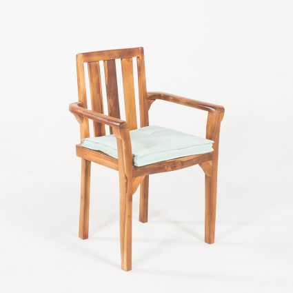 Cojin asiento de exterior 42 cm estandar verde pastel