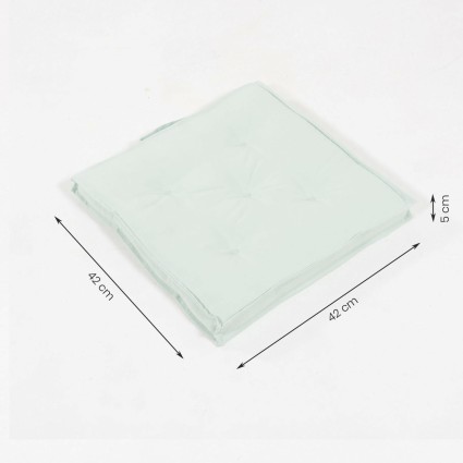 Cojin asiento de exterior 42 cm estandar verde pastel