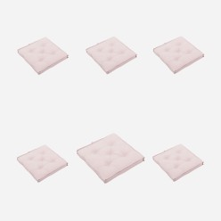 Cojin asiento de exterior 42 cm estandar rosa - Pack 6 unidades 2
