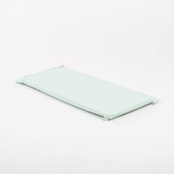 Almofada de banco 110 cm padrão verde pastel