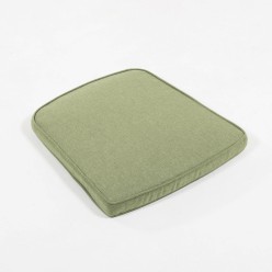 Almofada de jardim curvada de olefina verde