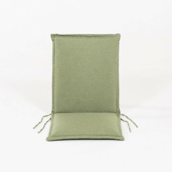 Almofada de posicões de cadeira de jardim de teca verde olefina 2