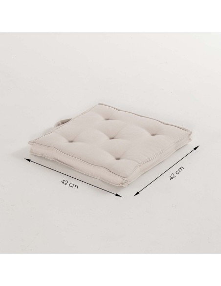 Cojin asiento para jardin Olefin crudo de 42 cm - Pack 6 unidades
