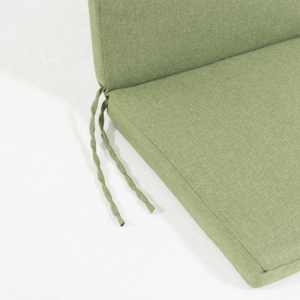 Cojin posiciones de jardin olefin verde