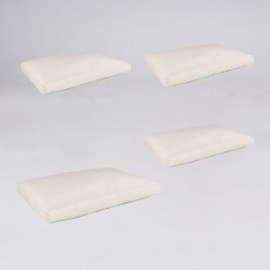 Almofada de assento de palete bege padrão com capa removível -Pack de 4 unidades 2