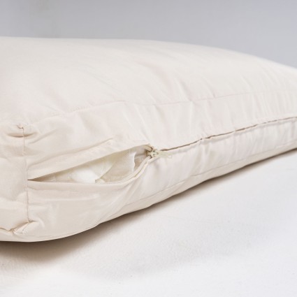 Coussins de palette d'assise et de dossier beiges standards avec revêtements amovibles - Paquet de 4 unités