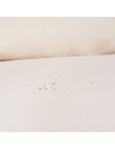 Canapé palette avec coussins amovibles, assise avec dossier standard beige