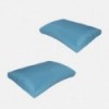 Cojín estándar turquesa para palet asiento desenfundable - Pack 2 unidades