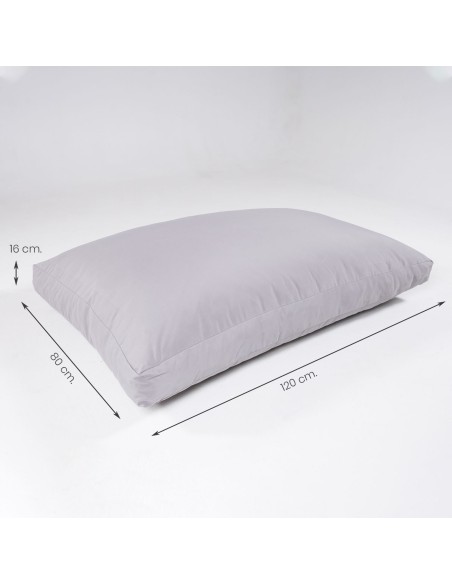 Almofada palete de pedra standard com capa removível - Pacote de 4 unidades