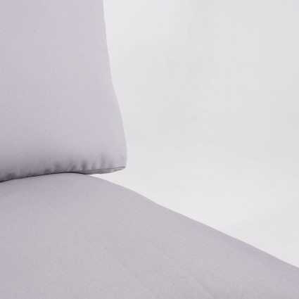 Coussins pour palettes avec housses de siège amovibles avec dossier en pierre standard - Pack de 4 unités