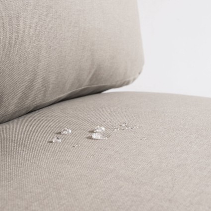 Cojin olefin marron tostado para palet asiento desenfundable