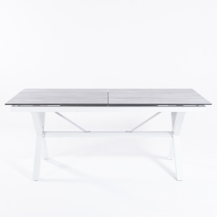 Mesa extensible 180/240 Laver con HPL estilo piedra