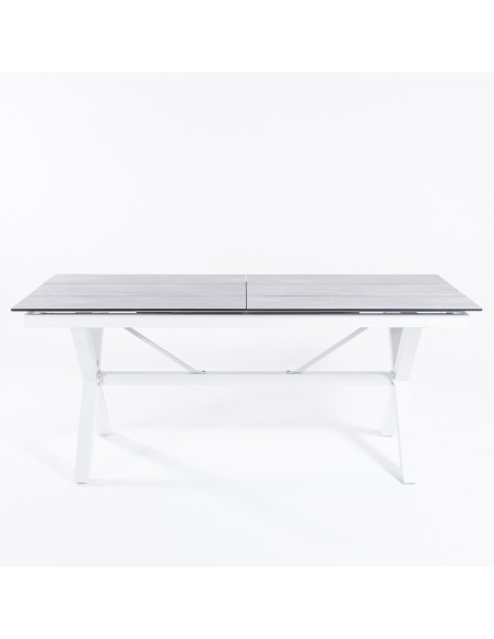 Mesa extensible 180/240 Laver con HPL estilo piedra