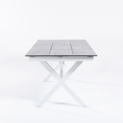 Mesa extensible 180/240 Laver con HPL estilo piedra