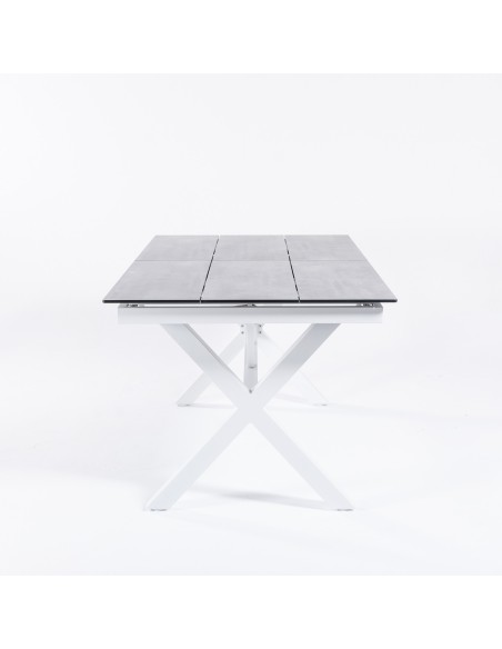 Mesa extensible 180/240 Laver con HPL estilo piedra