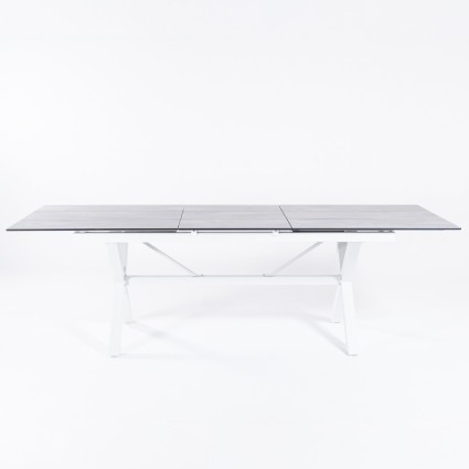 Mesa extensible 180/240 Laver con HPL estilo piedra