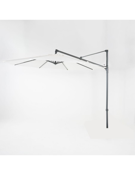 Parasol de jardin beige, pendulaire 300 cm