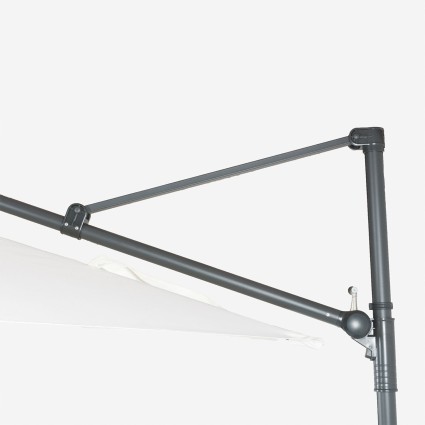 Guarda-sol de jardim pêndulo 300 cm bege