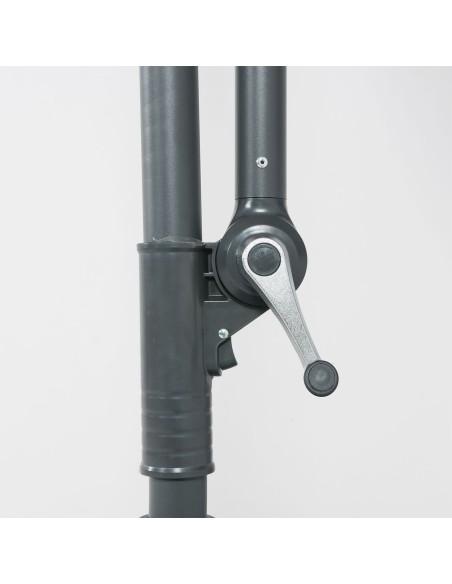 Parasol para terraza pendulo 300 cm color Gris