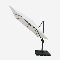 Parasol pendulo de jardin 300 cm en color Beige 2