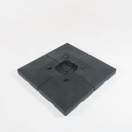 Base de guarda-sol recarregavel de 4 pecas