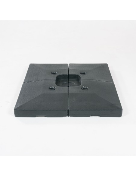 Base de guarda-sol recarregavel de 4 pecas