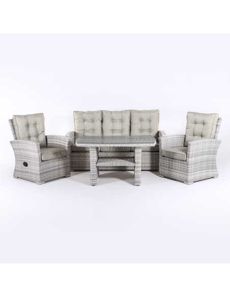 Conjunto sofas 5 plazas Monaco 140 cm