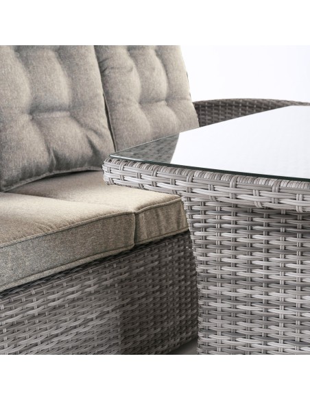 Conjunto sofas 5 plazas Monaco 140 cm