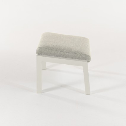 Reposapies para terraza Como aluminio blanco roto - pack 2 unidades