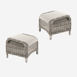 Repose-pieds en fibre de jardin Fiber - Pack de 2 unites 2