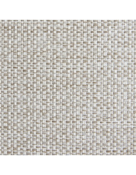 Conjunto de mesa de jardim IRREGULAR e poltronas de aluminio branco LUGANO